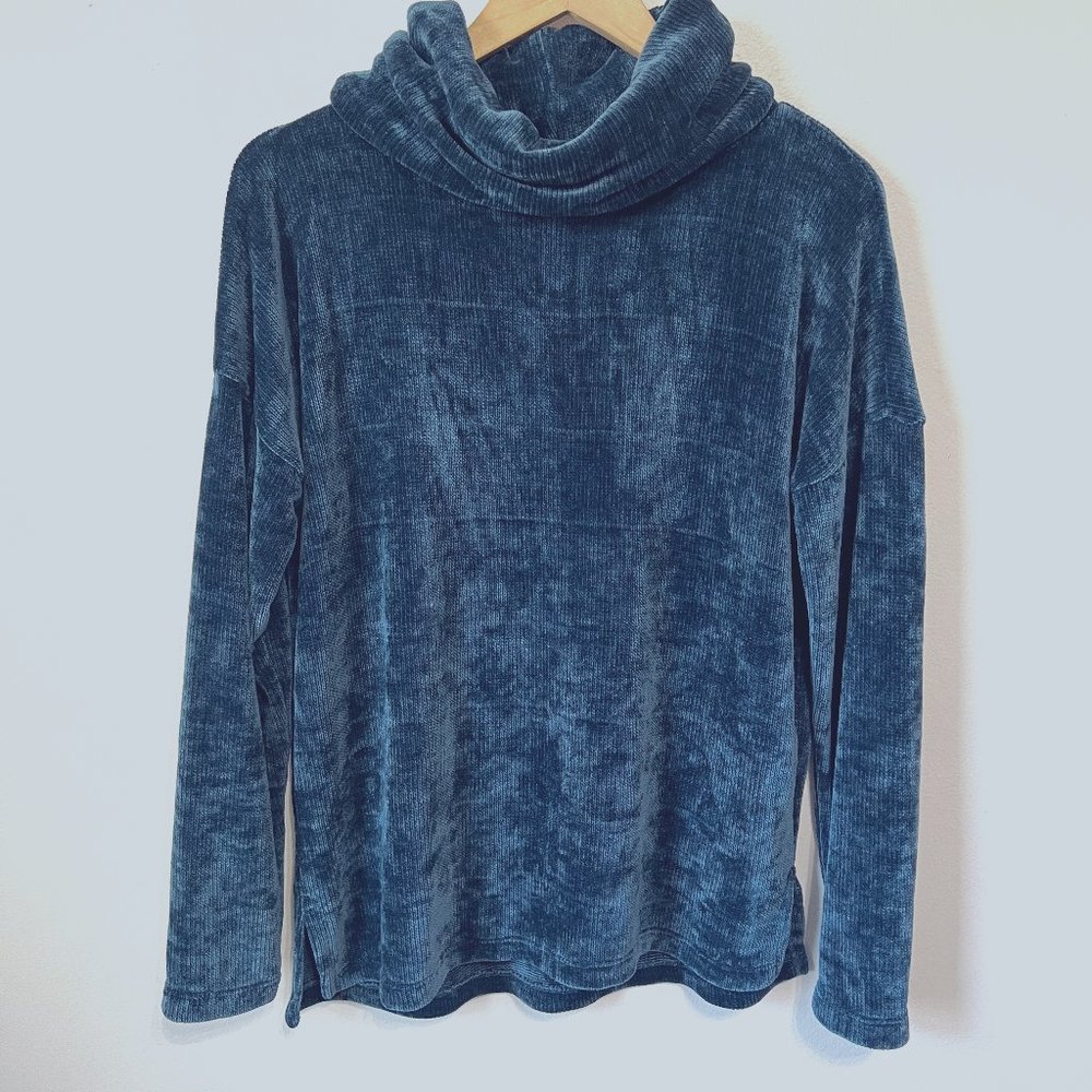 Bobi Los Angeles Chenille Funnel Neck Sweater Size S